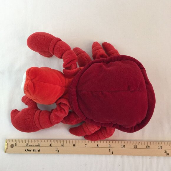 Vintage Sebastian Crab Plush 13" Hand Puppet Disney Little Mermaid 1990s - Picture 7 of 7